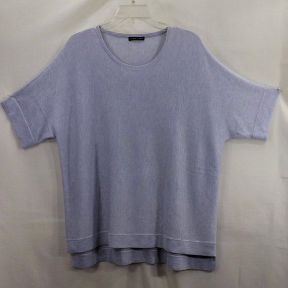 Eileen Fisher Tops - Eileen Fisher Tencel Lyocell  Silk Tight Knit Loose Boxy Oversize Tunic Top M/L?